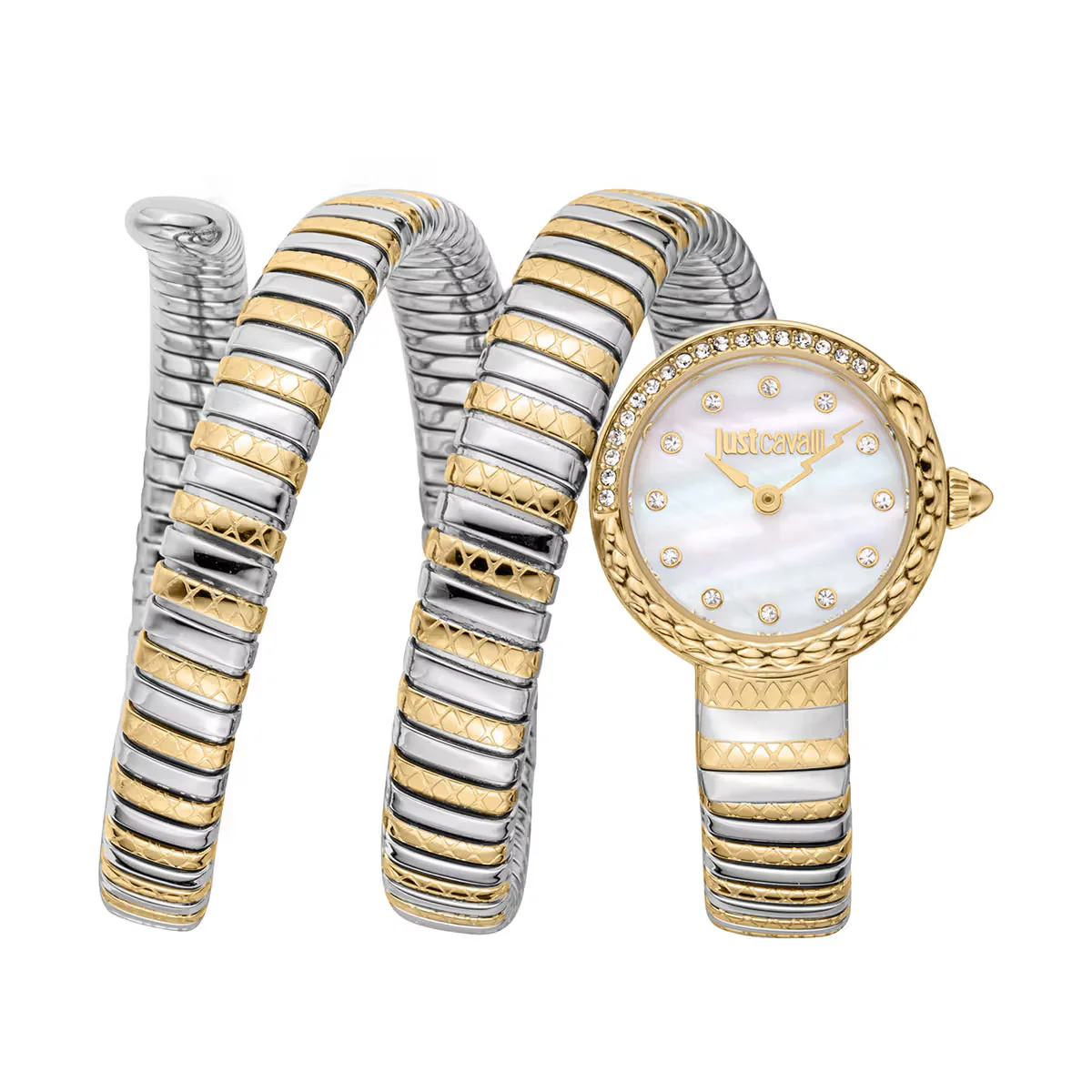 Just Cavalli Enchanting Mother of Pearl Dial Analog Women Watch JC1L302M0055