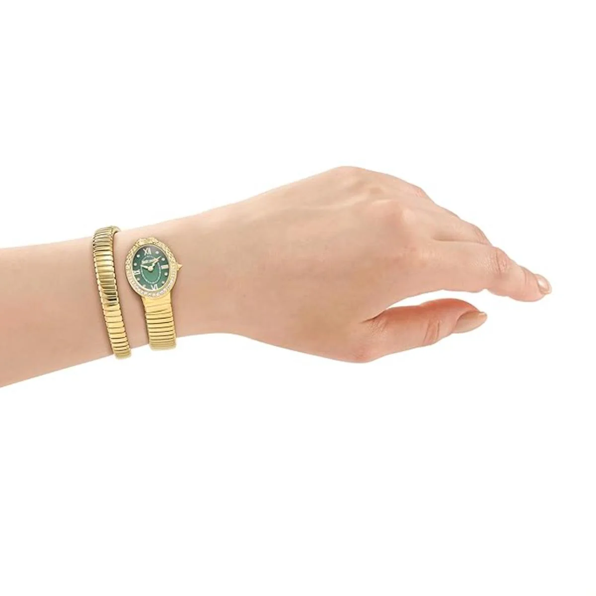 Just Cavalli Fiore Green Dial Analog Watch For Women JC1L390M0035 - Image 4