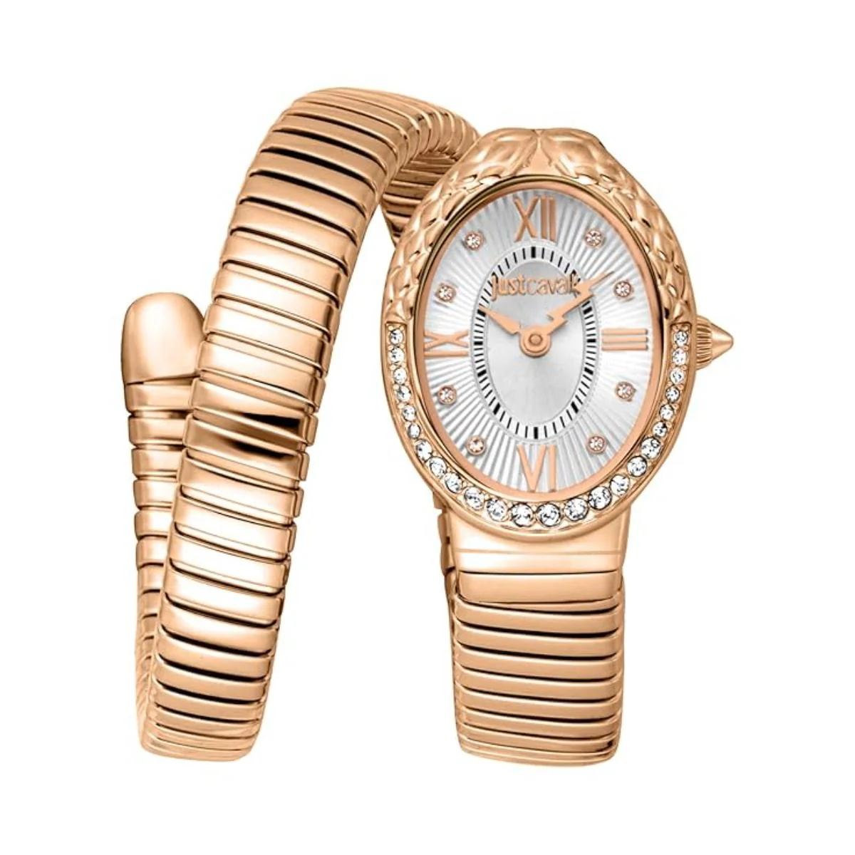 Just Cavalli Fiore Silver Dial Analog Watch For Women JC1L390M0045