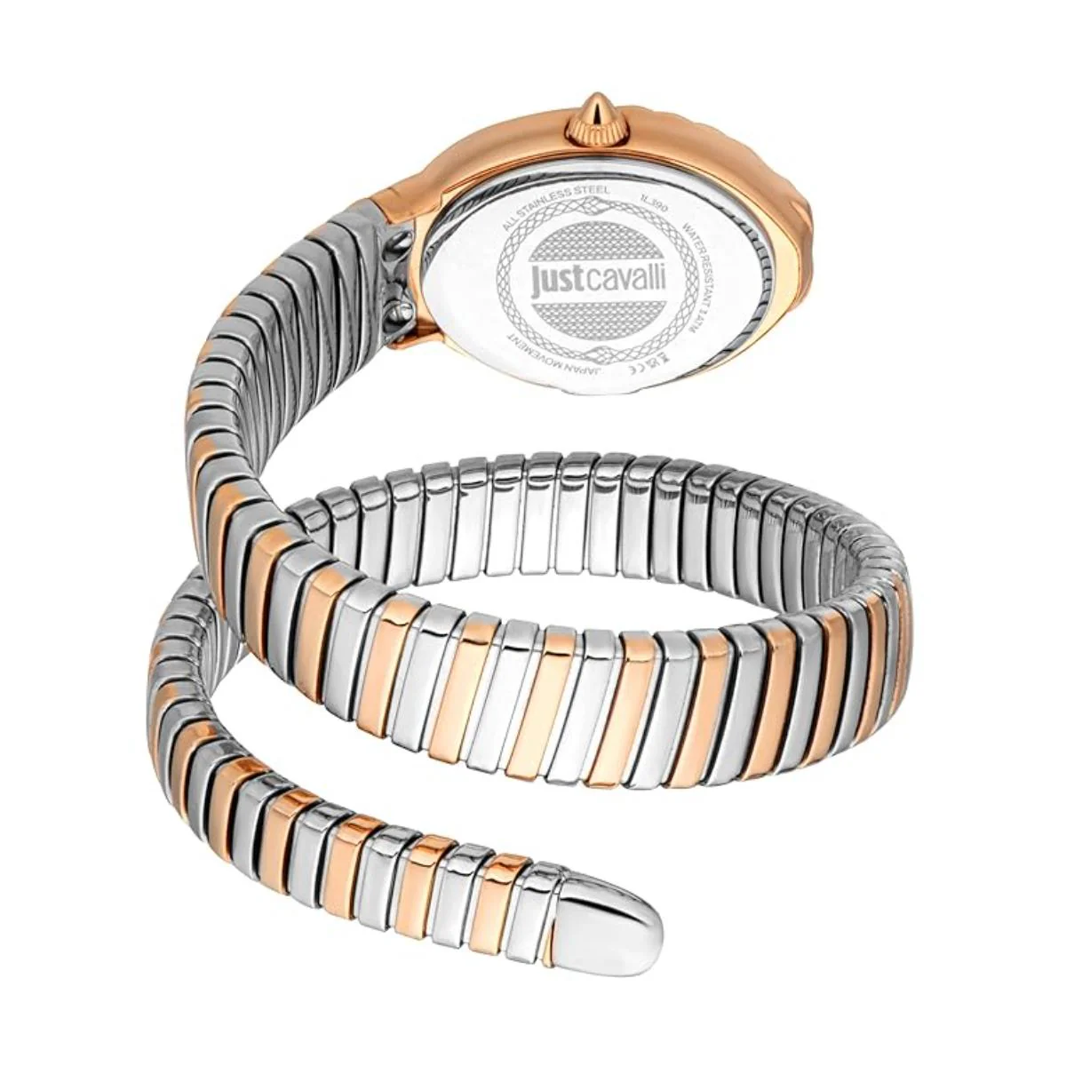 Just Cavalli Fiore Silver Dial Two Tone Watch For Women JC1L390M0065 - Image 2