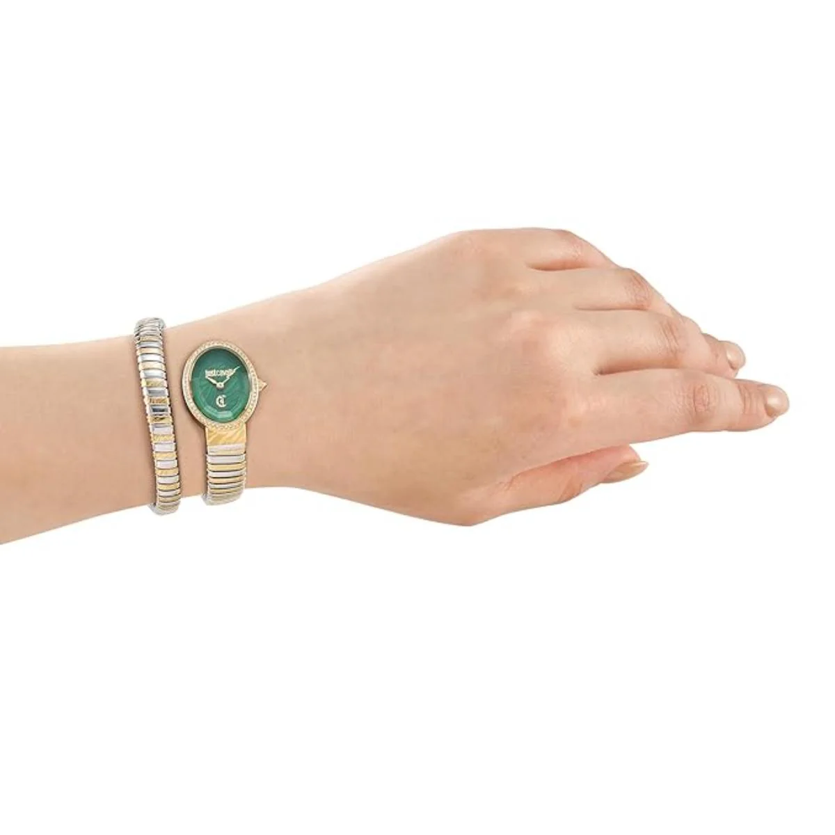 Just Cavalli Quartz Velina Dark Green Dial Analog Women's Watch JC1L353M0065 - Image 4