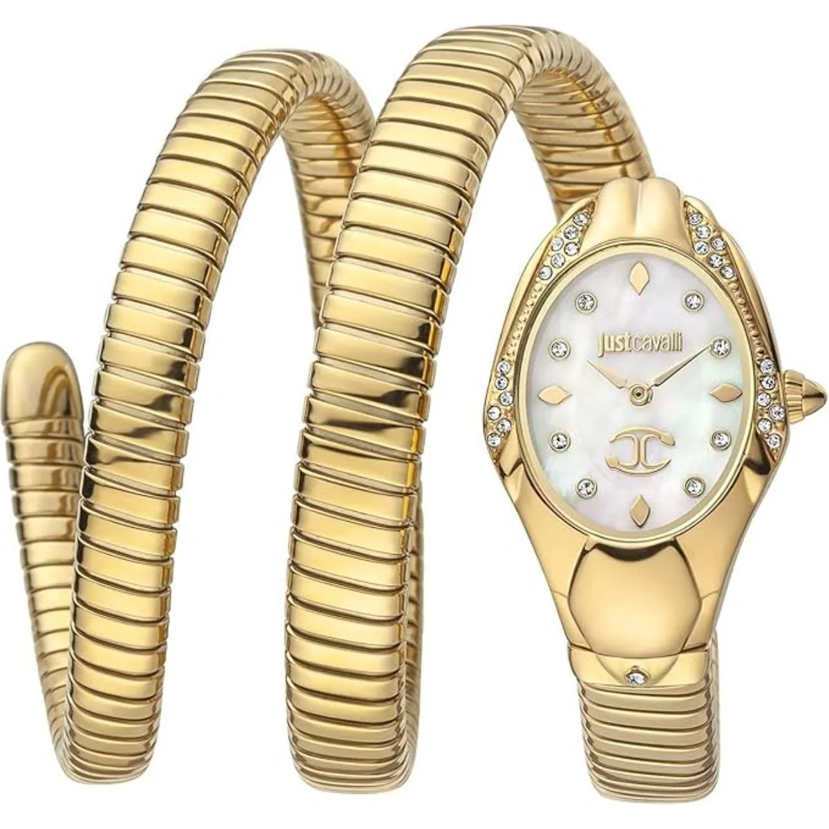 Just Cavalli Serpente Nobile Mother of Pearl Dial Women's Watch JC1L185M0015