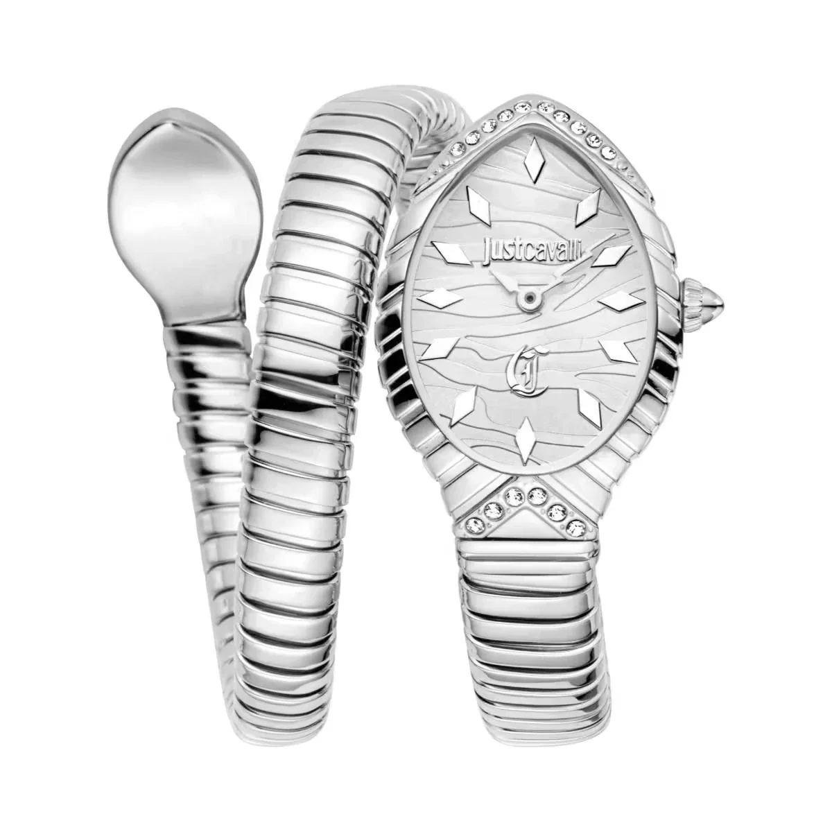 JUST CAVALLI Unica Snake Analogue Watch for Women -JC1L322M0015