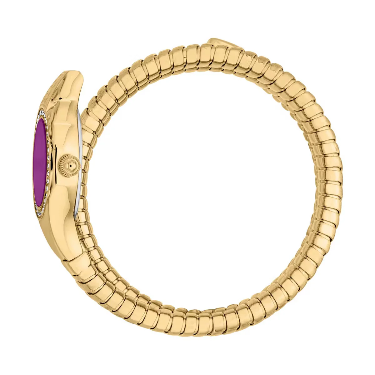 Just Cavalli Vita Purple Dial Stainless Steel Analogue Watch For Women JC1L355M0035 - Image 2