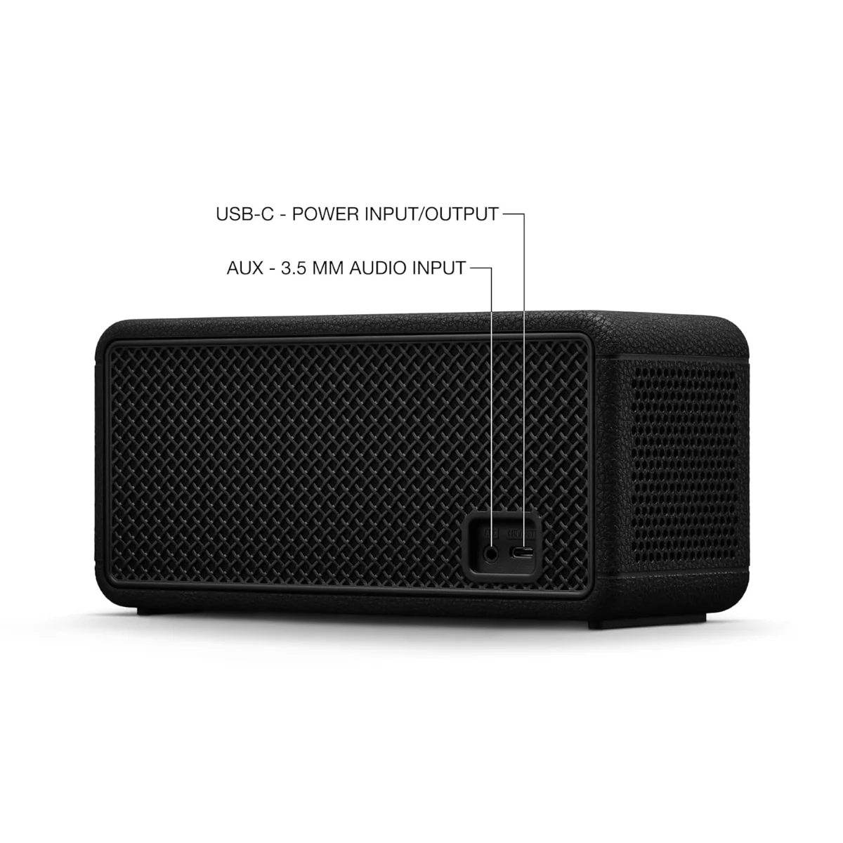 Marshall Middleton II Portable speaker Black and Brass - Image 3