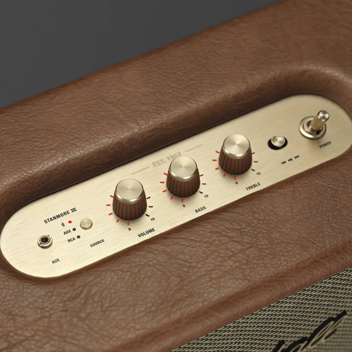 Marshall STANMORE III Bluetooth speaker delivering home-filling Brown - Image 3