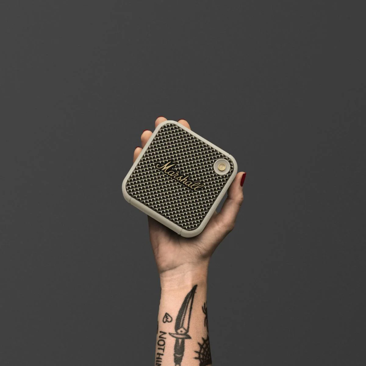 Marshall WILLEN Portable Bluetooth speaker with 15+ hours Cream - Image 4