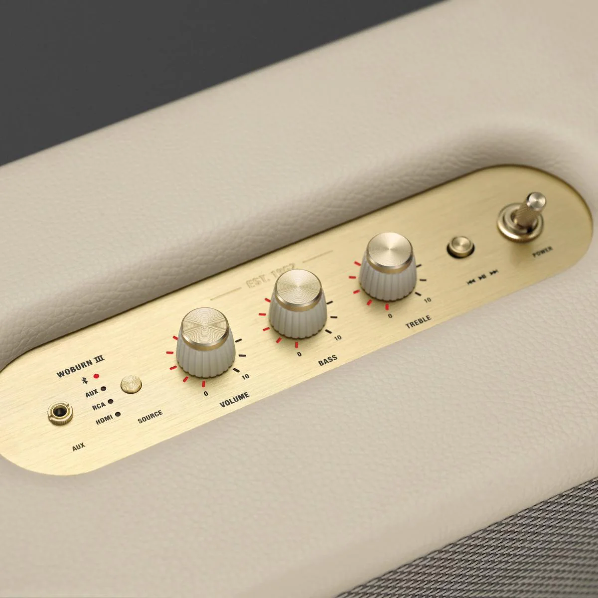 Marshall WOBURN III Bluetooth speaker delivering home-shaking Cream - Image 3