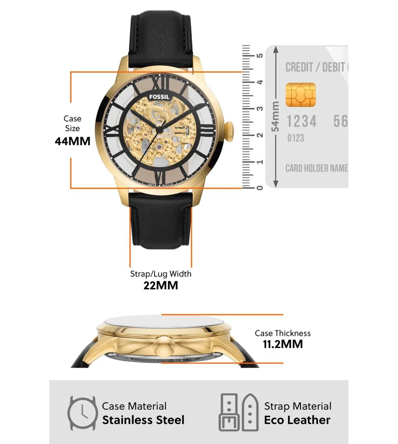 ME3210 | FOSSIL Townsman Analog Watch for Men - Image 6