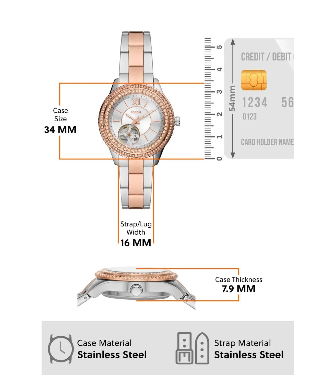 ME3214 | FOSSIL Stella Analog Watch for Women - Image 5