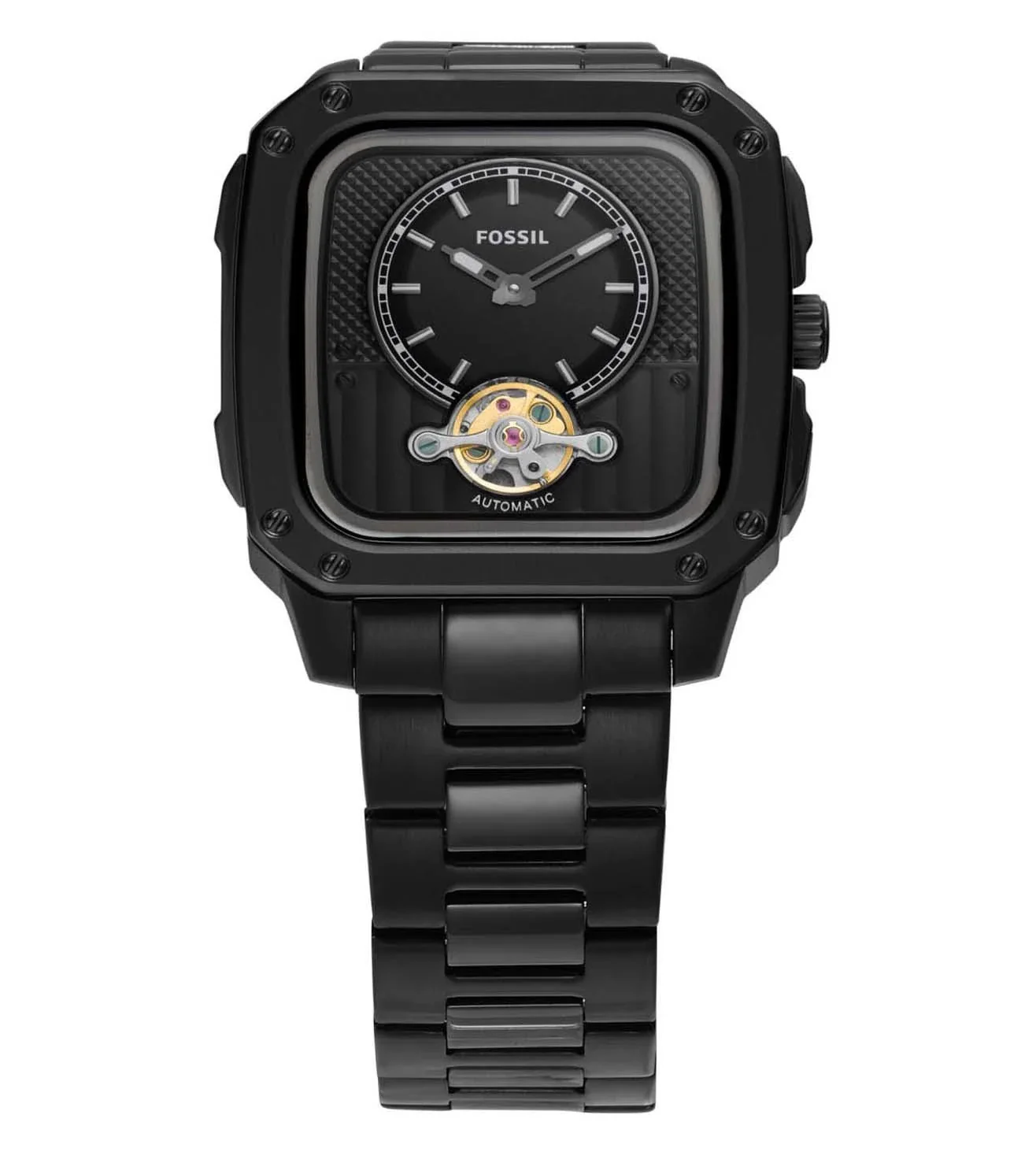 ME3238 FOSSIL | Inscription Automatic Black Dial Watch (Men) - Image 5