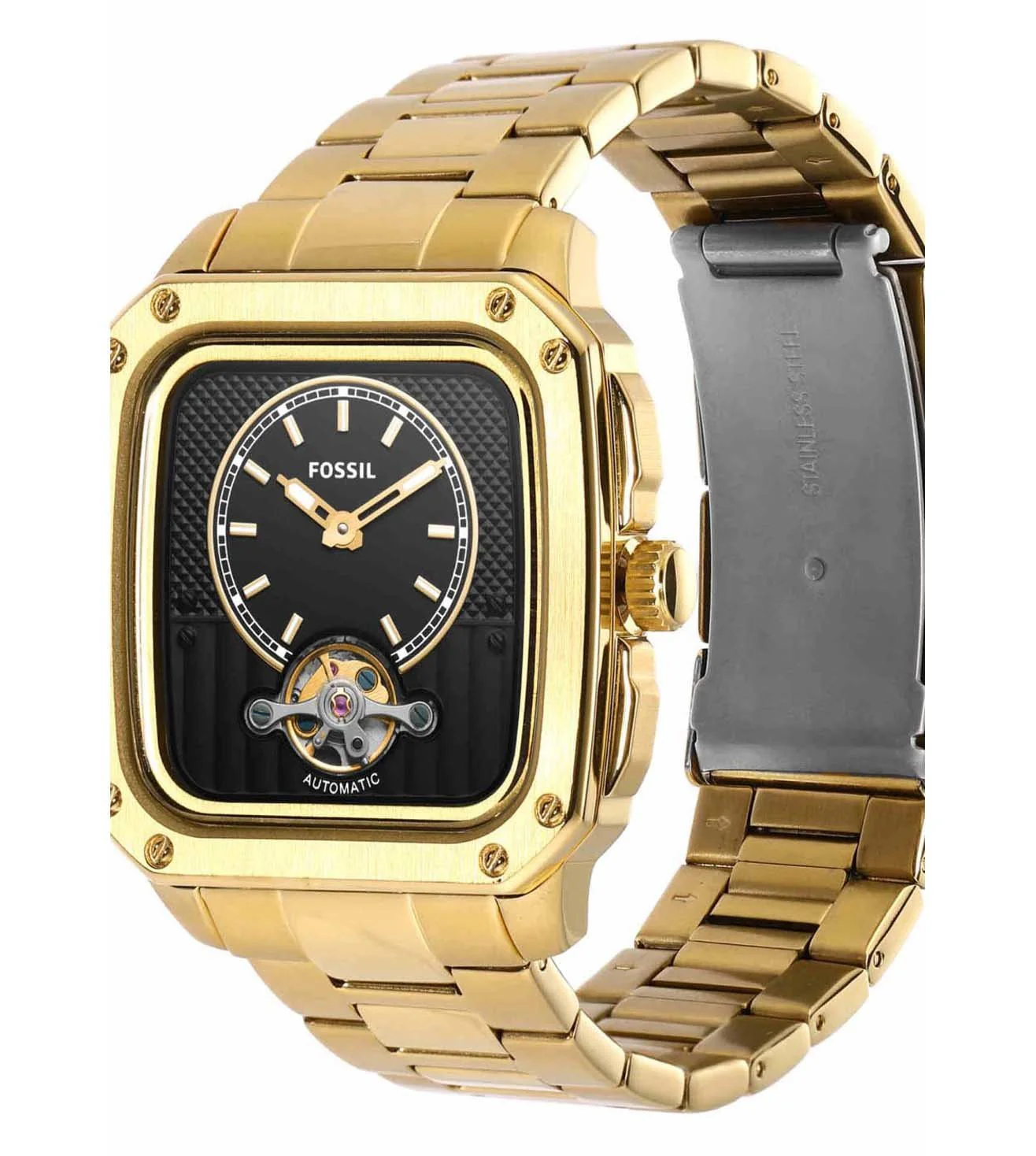 ME3239 FOSSIL | Inscription Automatic Black Dial Watch (Men) - Image 4