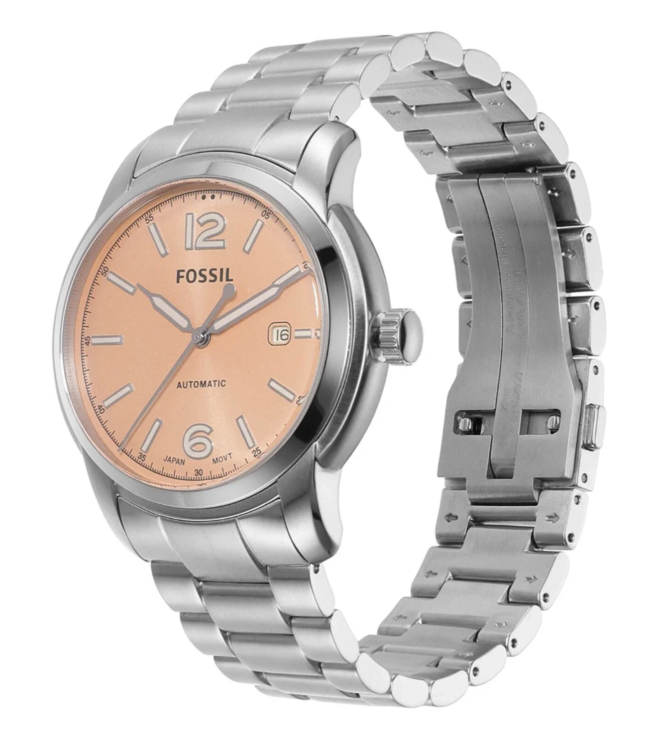 ME3243 FOSSIL | Heritage Automatic Rose Gold Dial Watch (Men) - Image 3