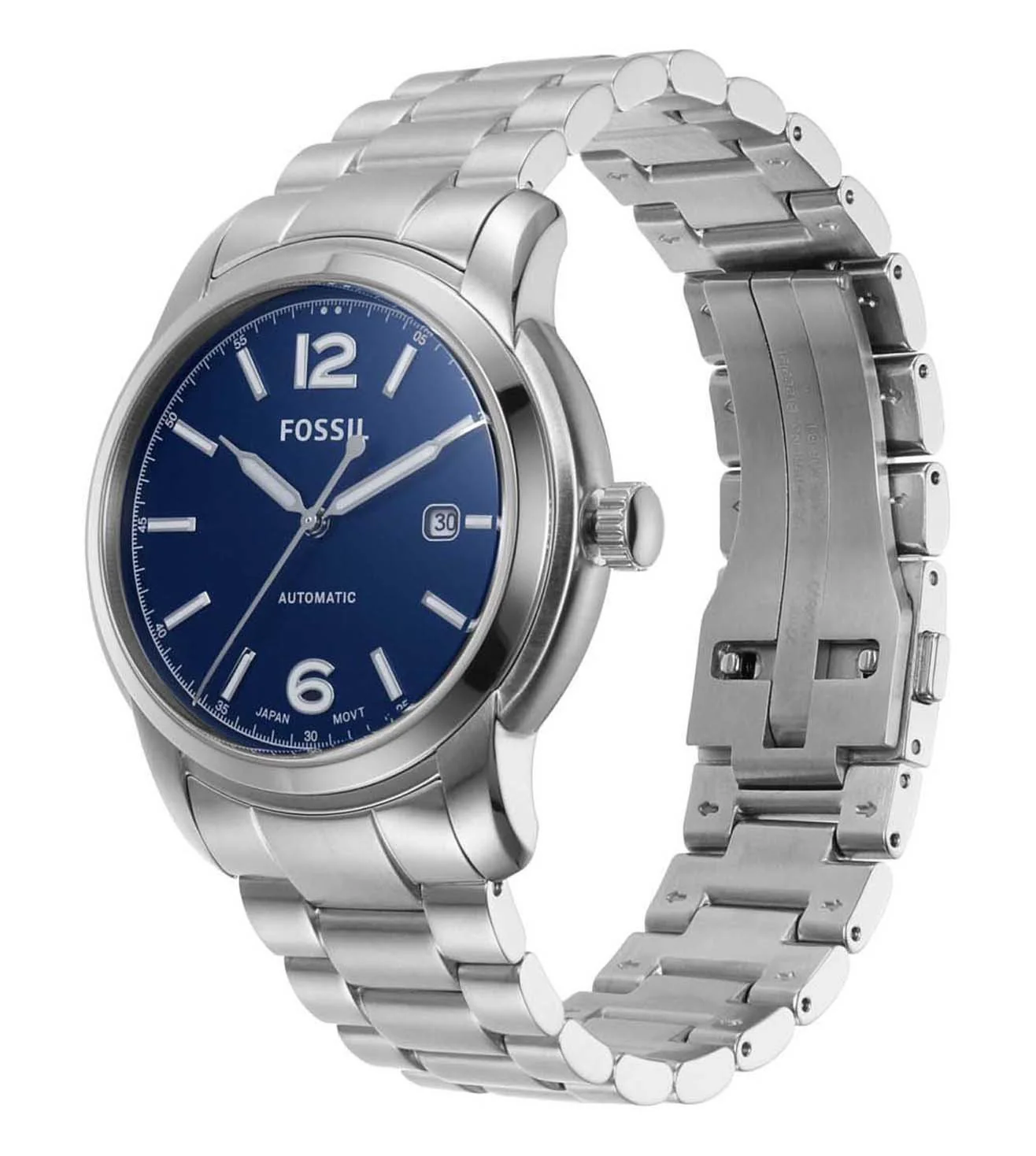 ME3244 FOSSIL | Heritage Series Blue Dial Watch (Men) - Image 3