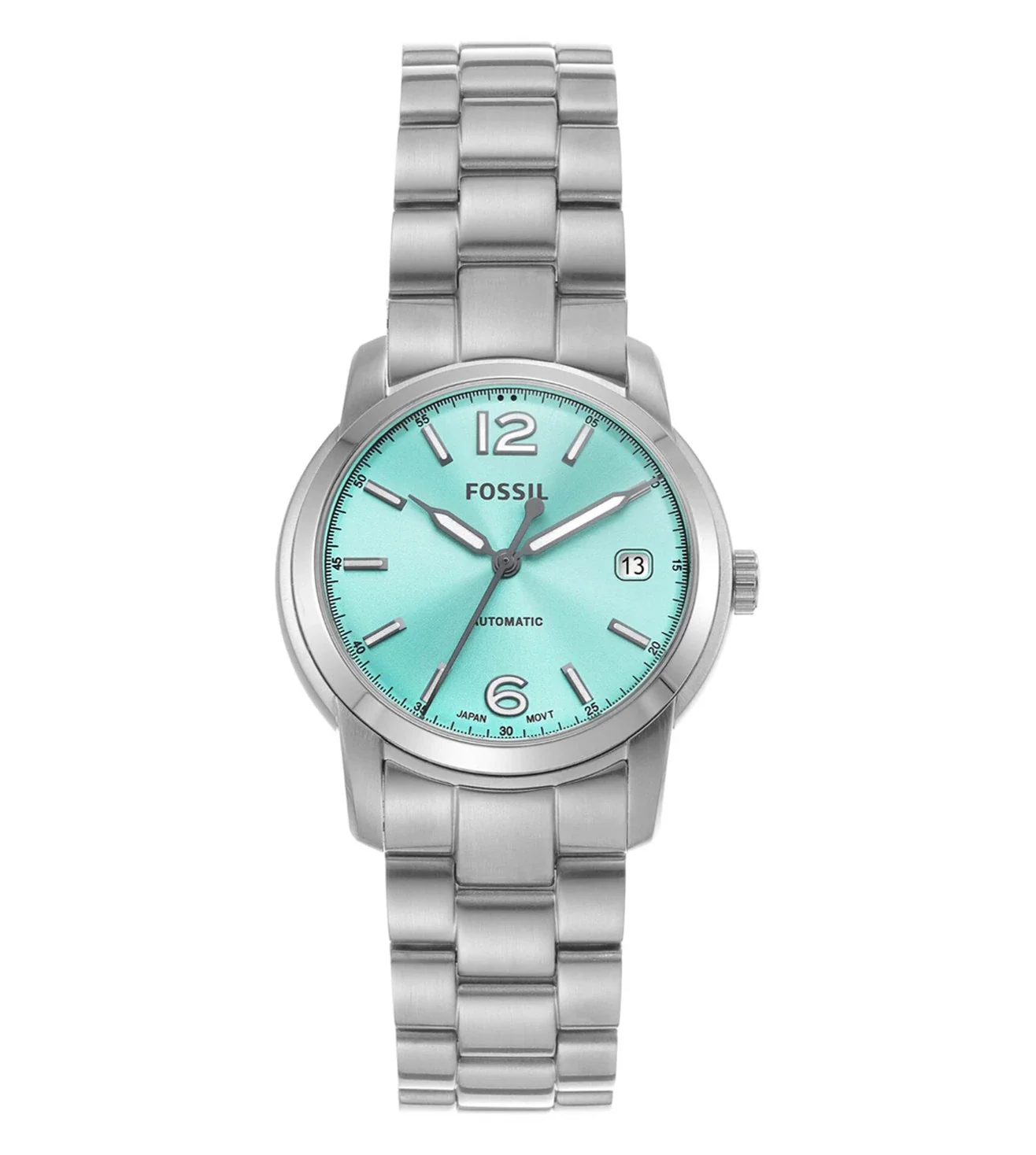 ME3245 FOSSIL | Heritage Automatic Sky Blue Dial Watch (Women)