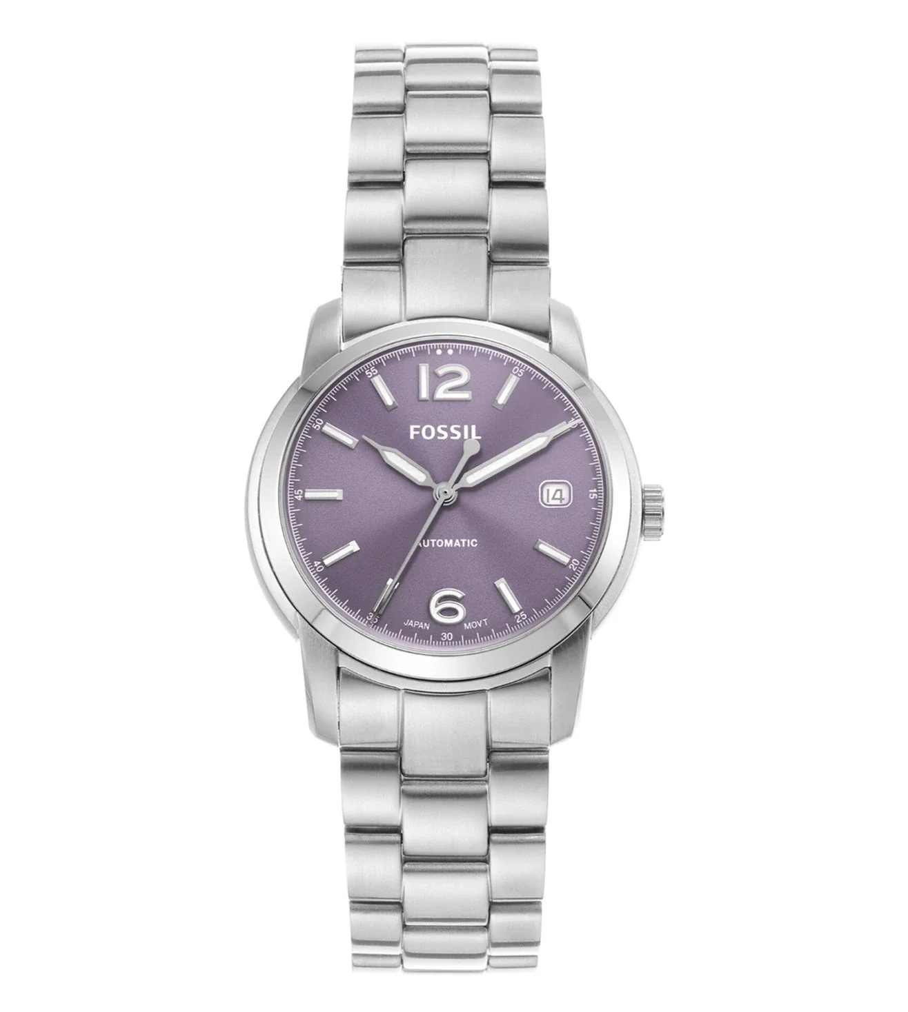 ME3246 FOSSIL | Heritage Automatic Purple Dial Watch (Women)