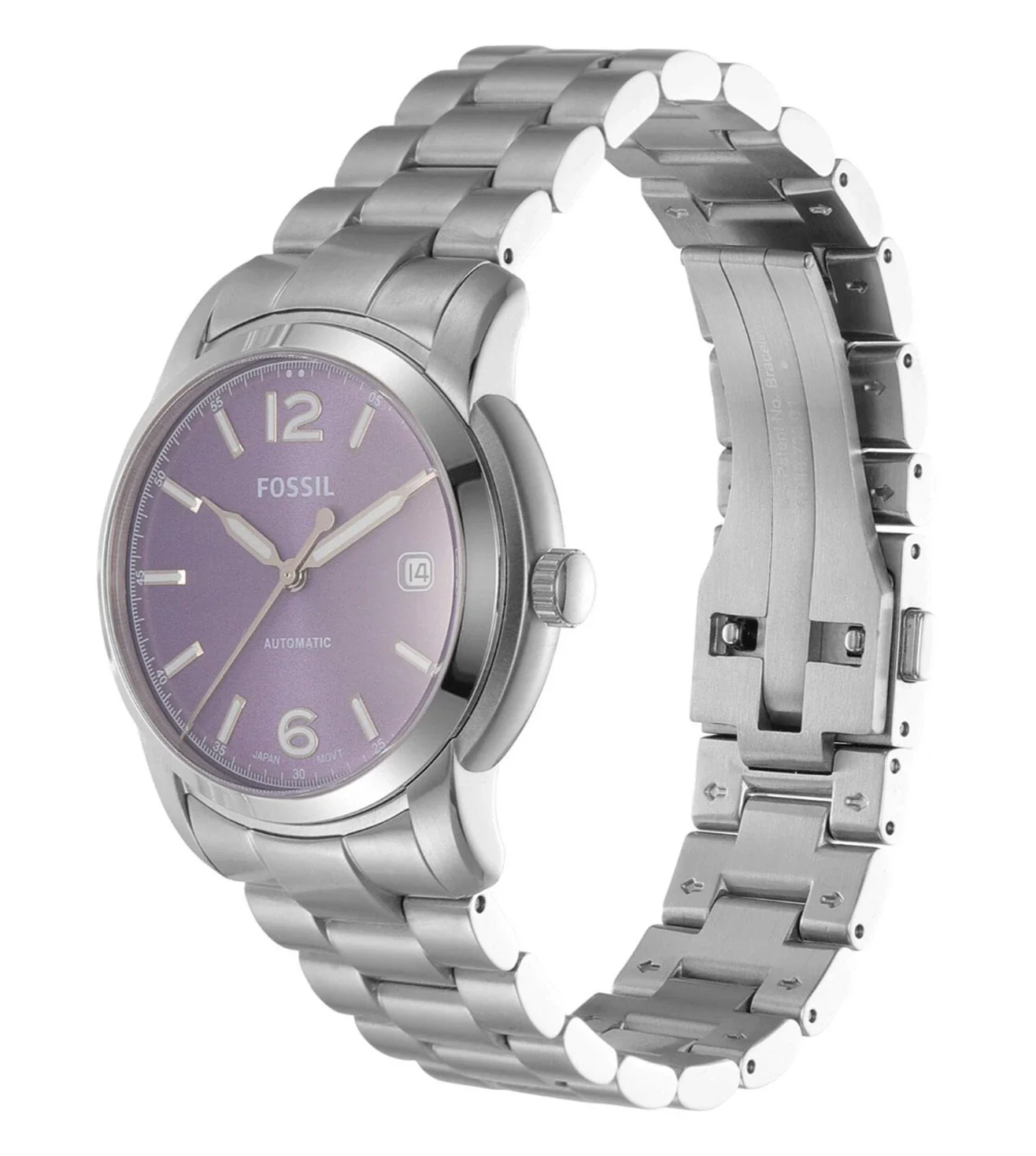 ME3246 FOSSIL | Heritage Automatic Purple Dial Watch (Women) - Image 3