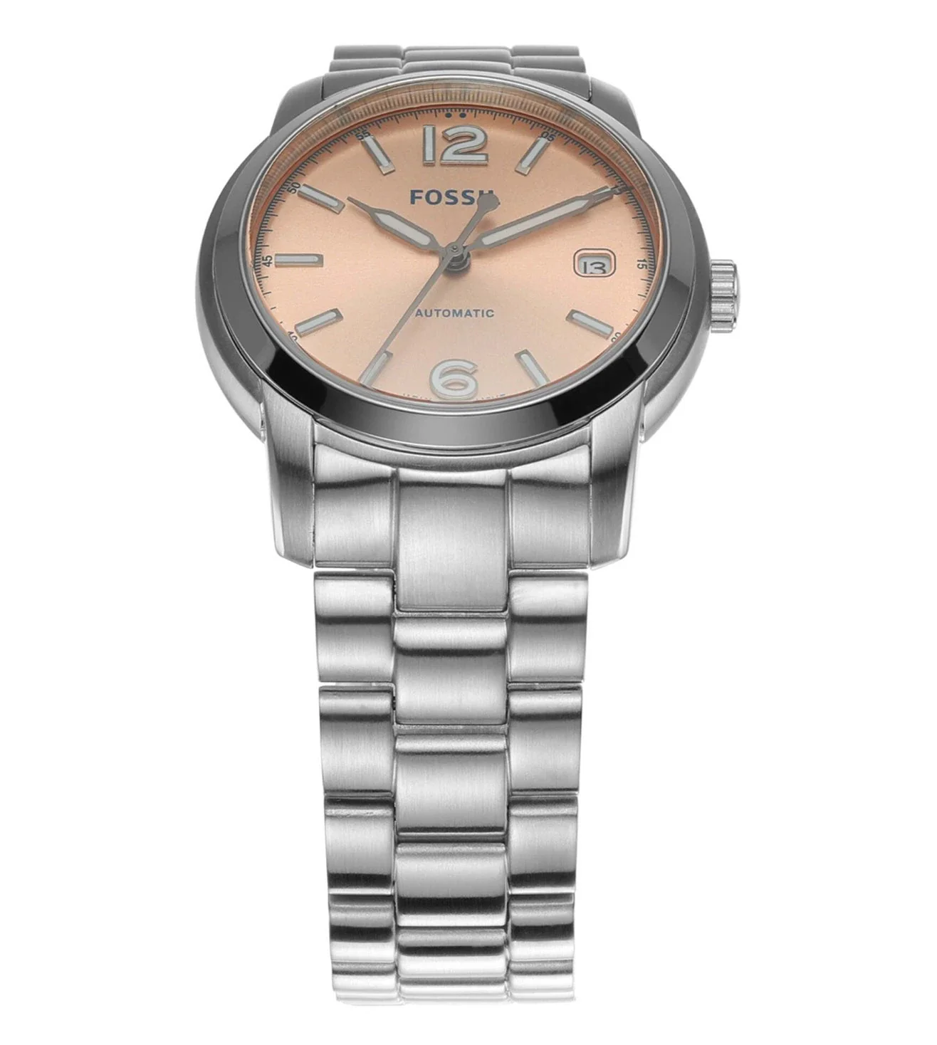 ME3247 FOSSIL | Heritage Automatic Rose Gold Dial Watch (Women) - Image 3