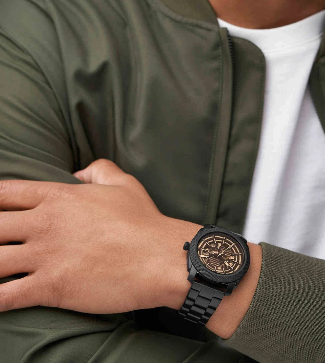 ME3253 FOSSIL | Machine Automatic Analog St Steel Watch (Men) - Image 6