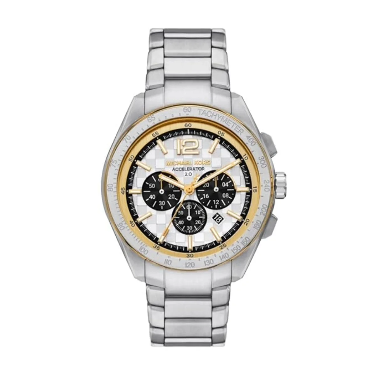 Michael Kors Accelerator 2.0 Silver Dial Chronograph Men's Watch MK9188