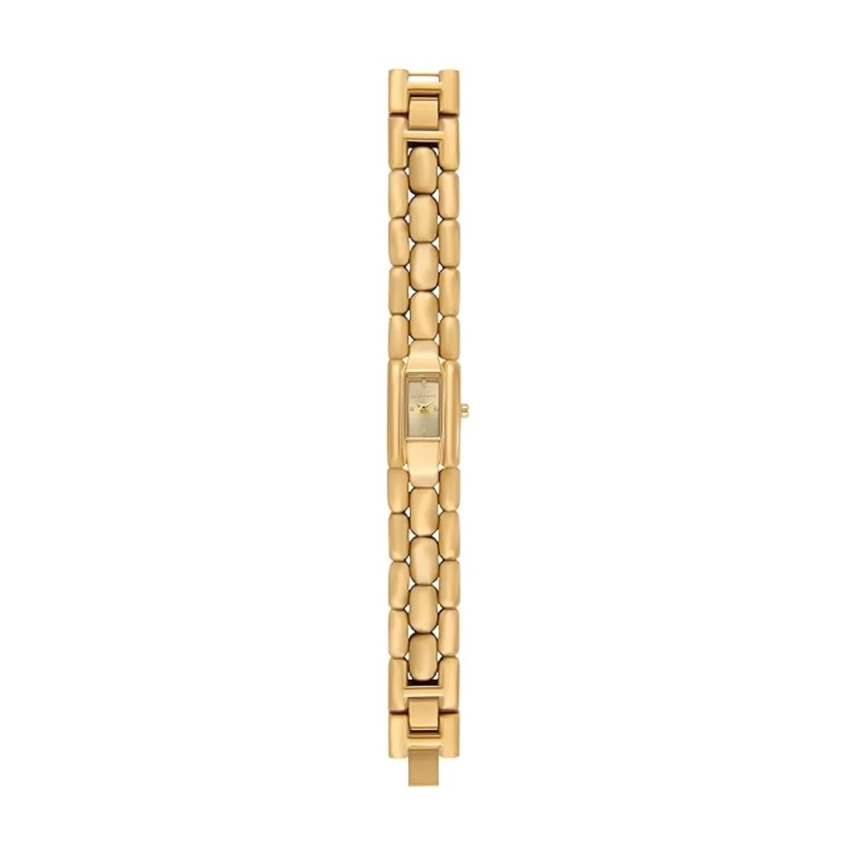 Michael Kors Hally Quartz Gold Rectangular Dial Analog Women's Watch MK4921 - Image 4