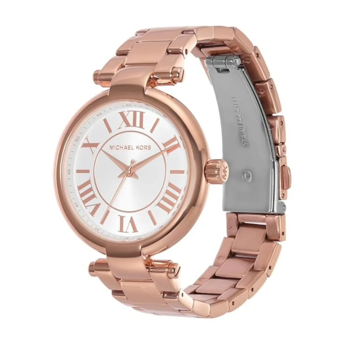 Michael Kors Laney White Round Dial Analog Stainless Steel Women Watch MK7419 - Image 3