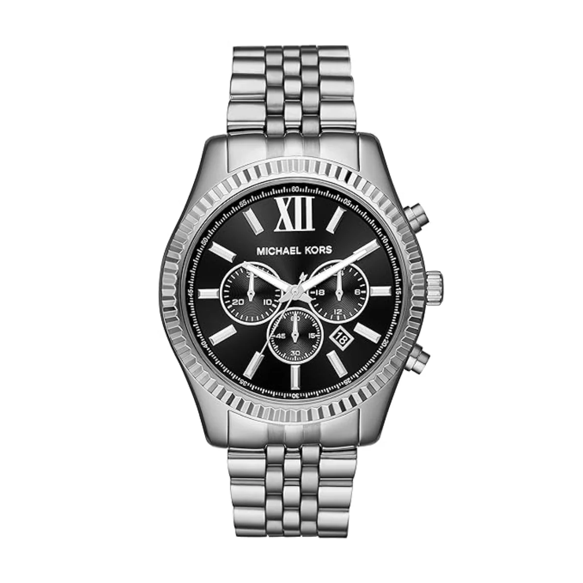 Michael Kors Lexington Black Dial Analog Watch For Men MK8602