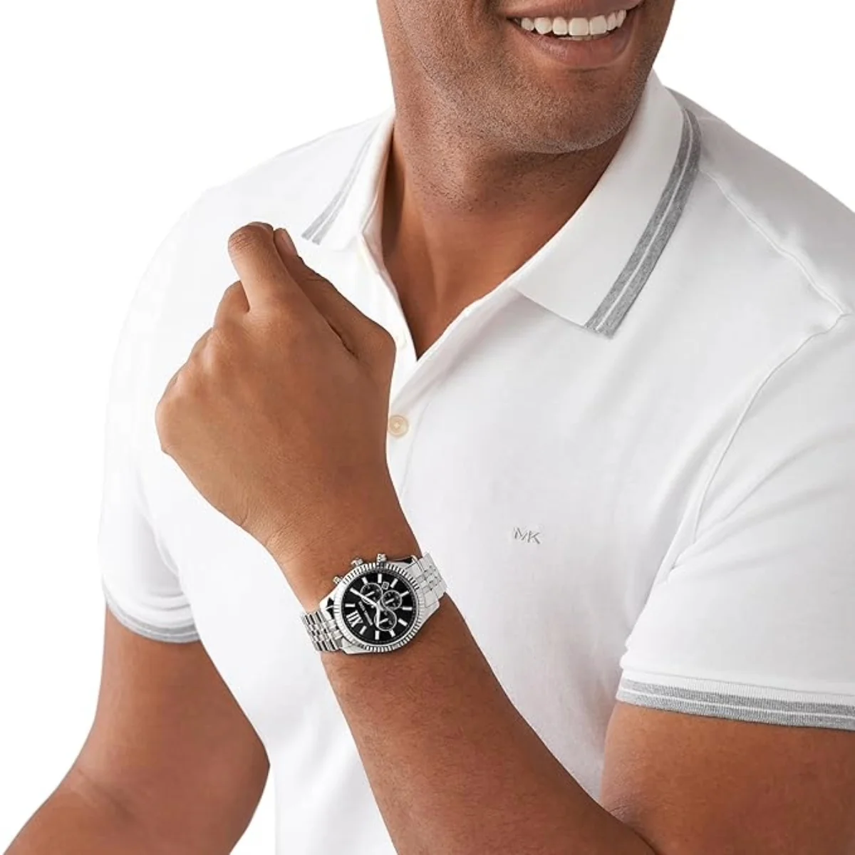 Michael Kors Lexington Black Dial Analog Watch For Men MK8602 - Image 3