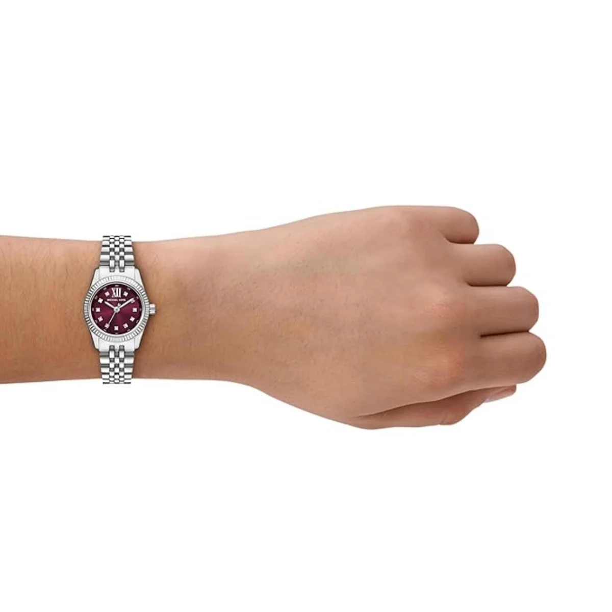Michael Kors Lexington Quartz Red Dial Analog Watch For Women's MK4968 - Image 3
