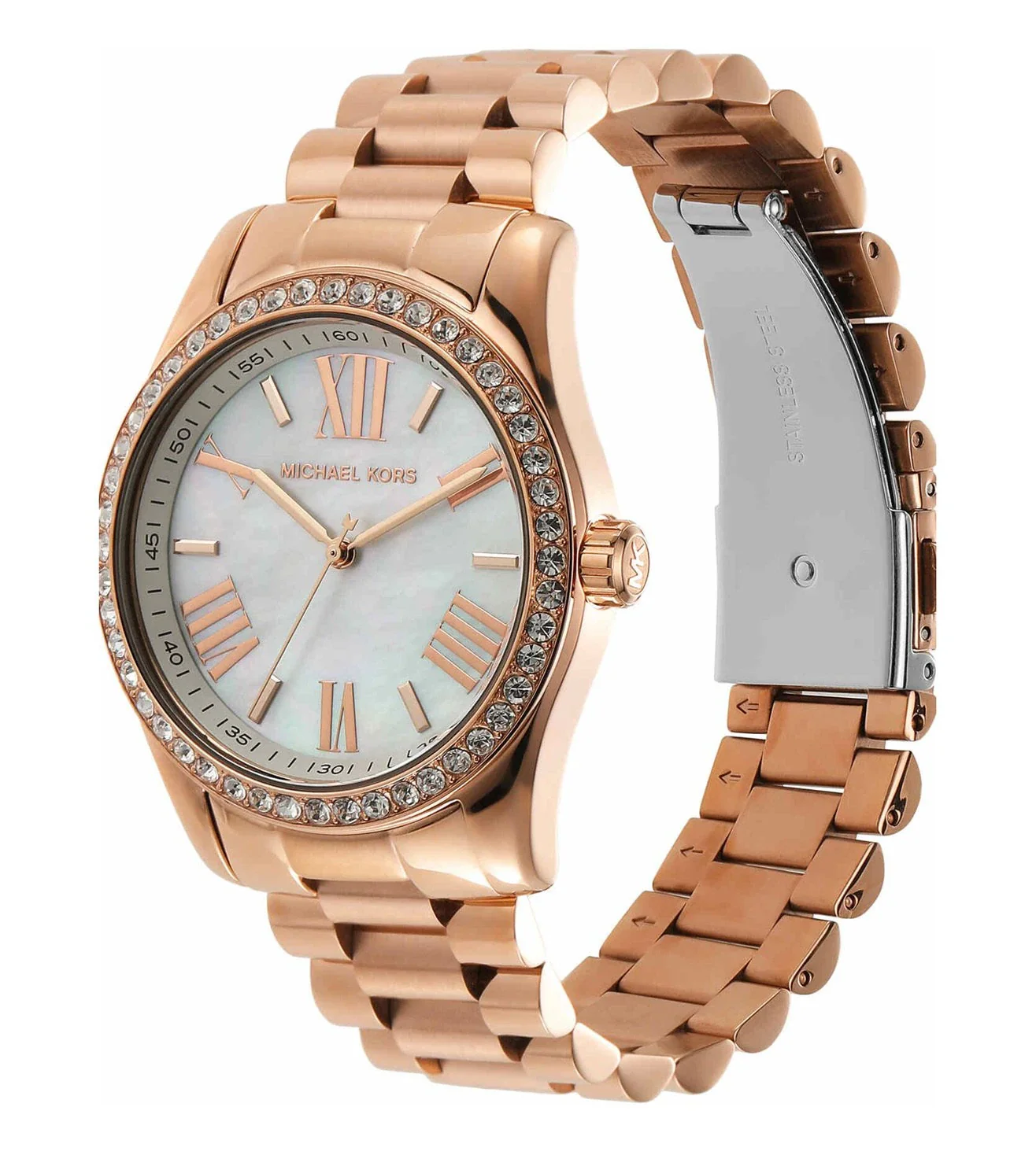 MK1088SET | MICHAEL KORS Lexington Analog Watch for Women With Bracelet & Earrings - Image 3