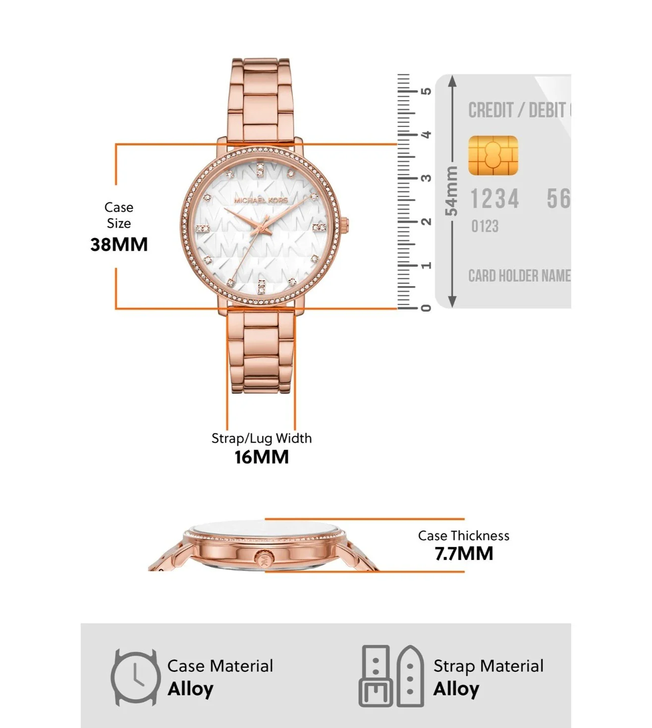 MK4594 | MICHAEL KORS Pyper Analog Watch for Women - Image 6