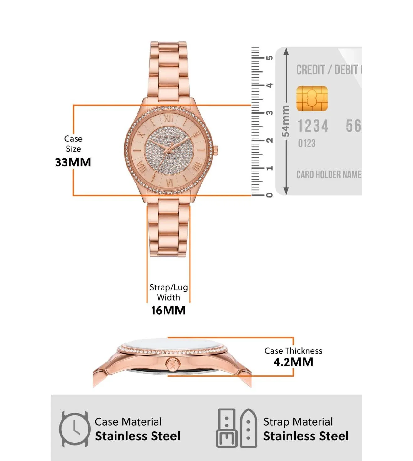 MK4736 | MICHAEL KORS Lauryn Analog Watch for Women - Image 5