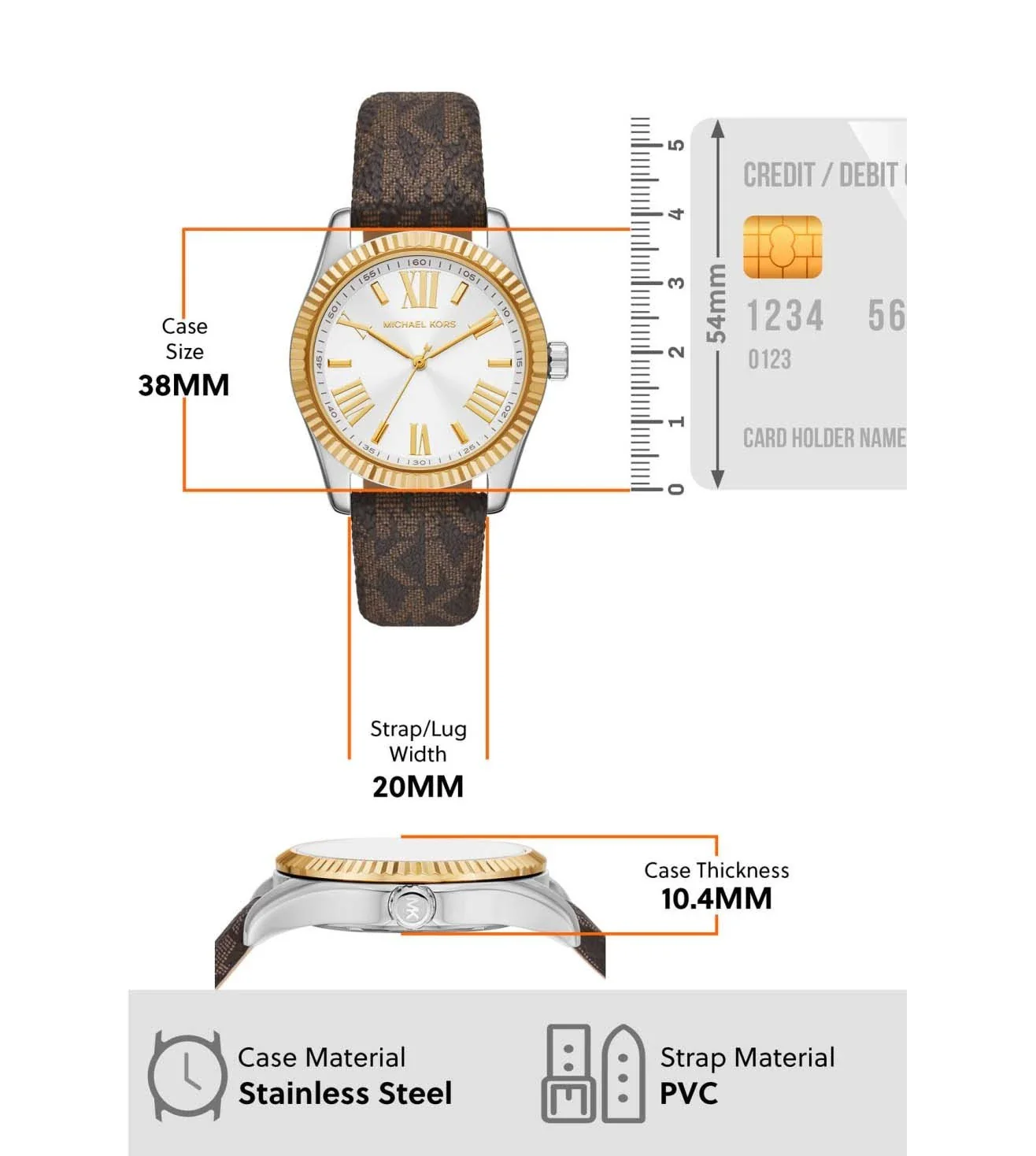 MK4745 | MICHAEL KORS Lexington Analog Watch for Women - Image 7