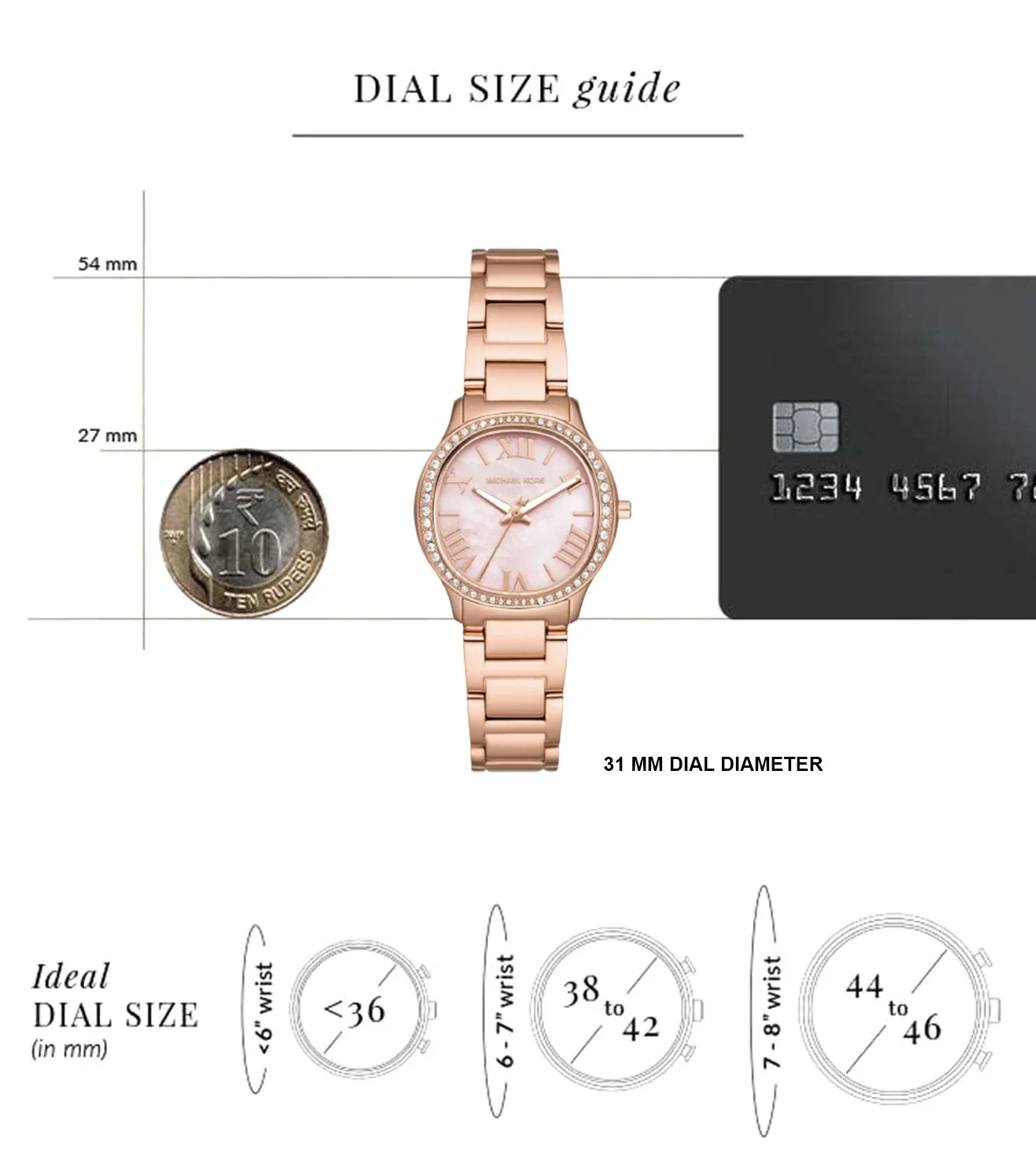 MK4823 Michael Kors | Sage Pink Dial Analog Watch for Women - Image 4
