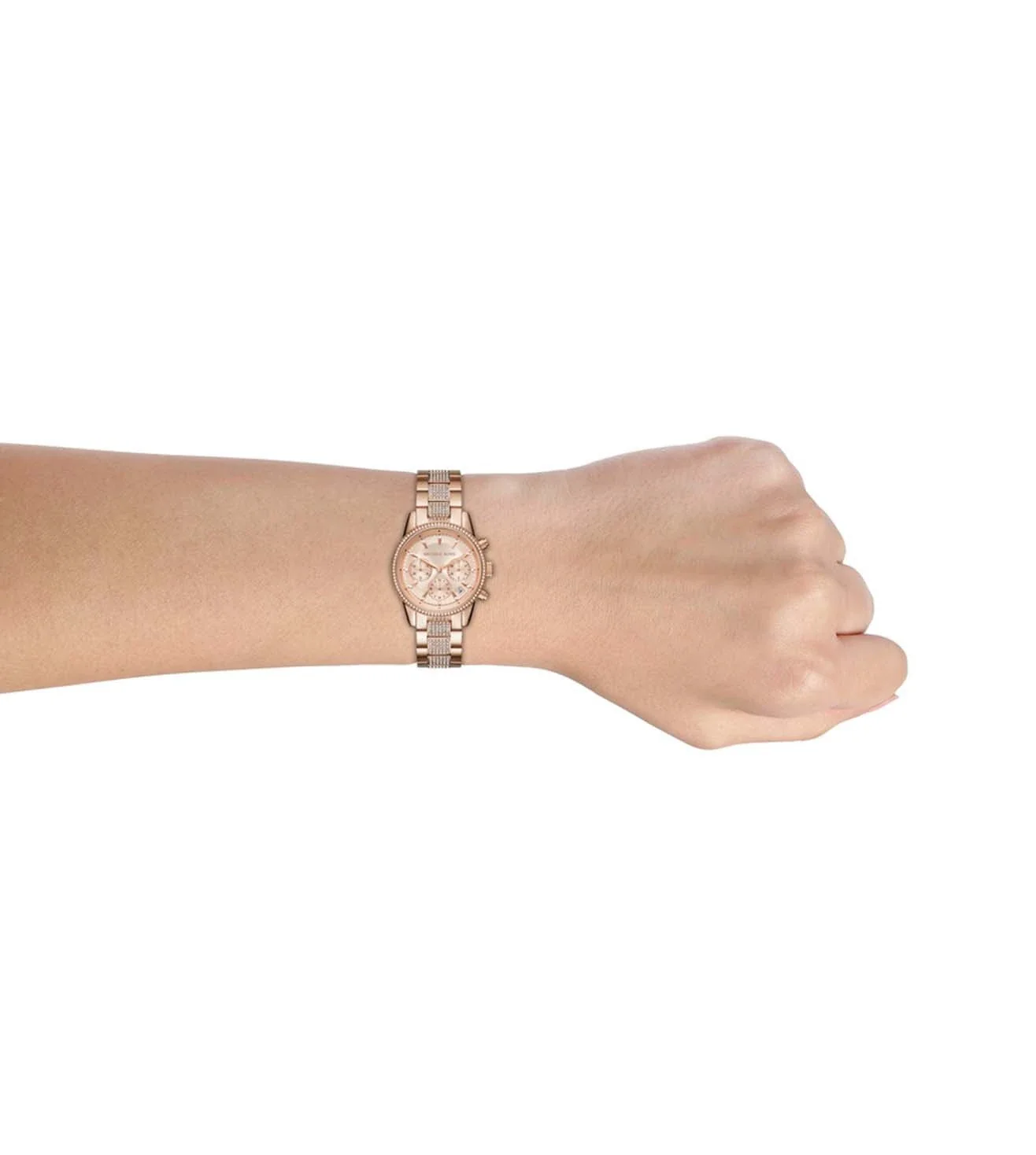 MK6485 | MICHAEL KORS Ritz Chronograph Watch for Women - Image 3