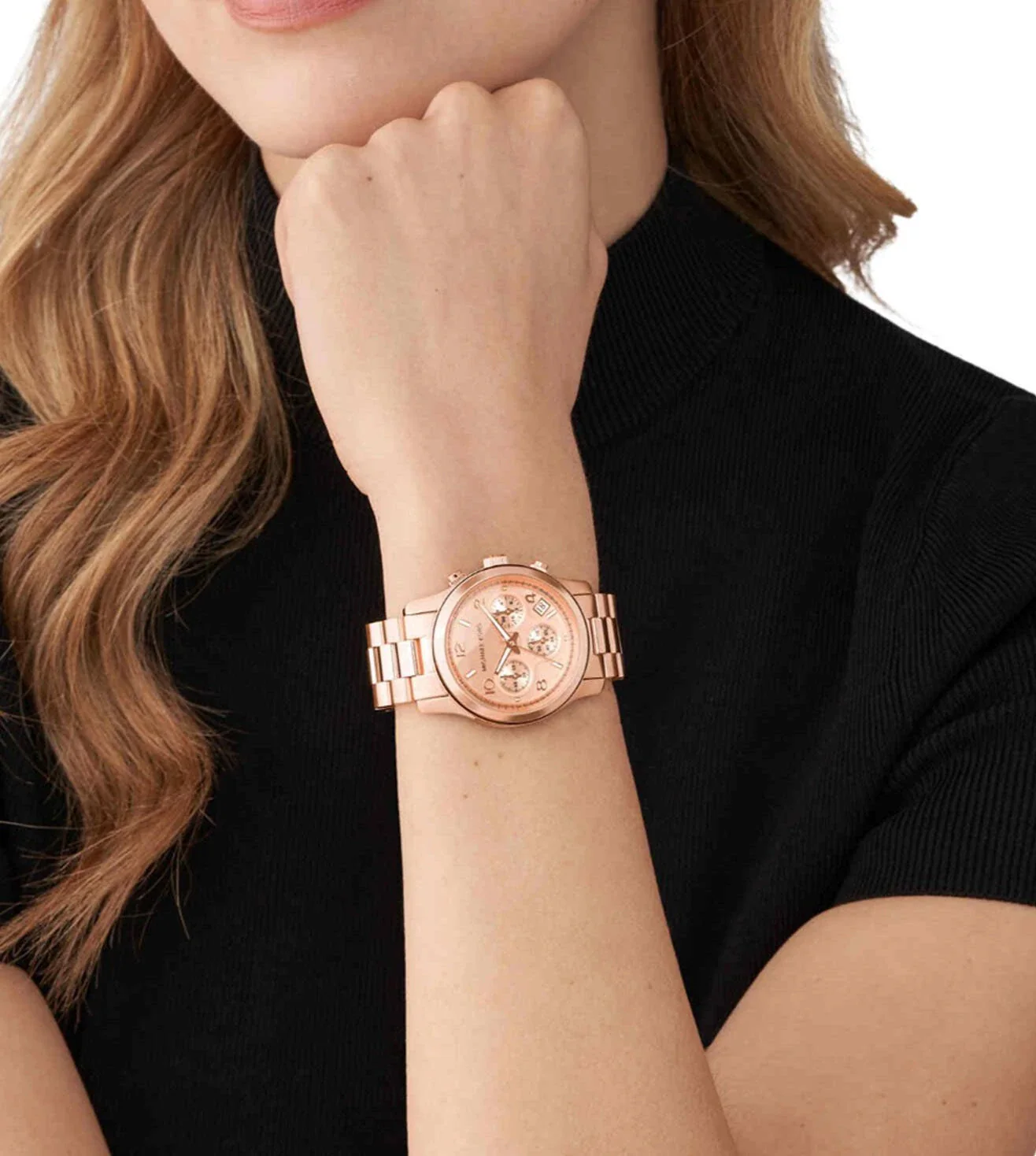 MK7324 | MICHAEL KORS Runway Chronograph Watch for Women - Image 6