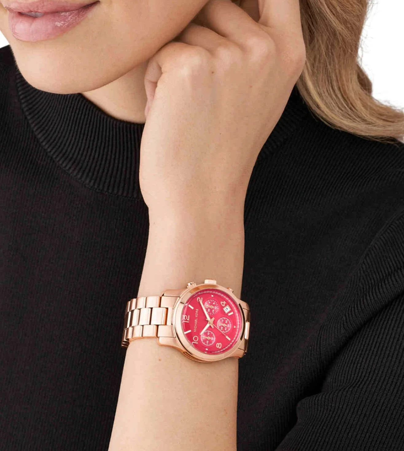 MK7352 | MICHAEL KORS Runway Chronograph Watch for Women - Image 6