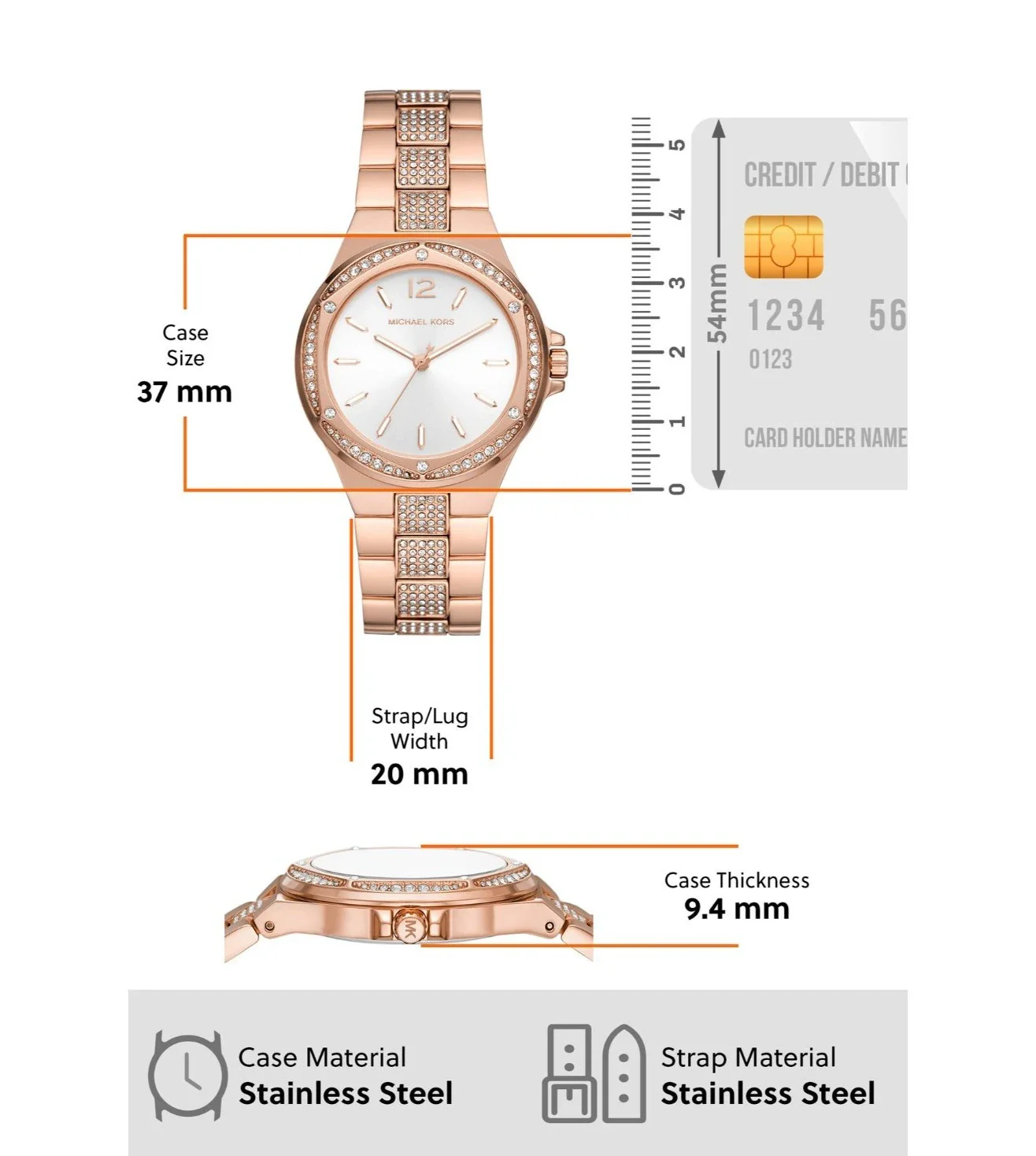 MK7362 | MICHAEL KORS Lennox Analog Watch for Women - Image 6