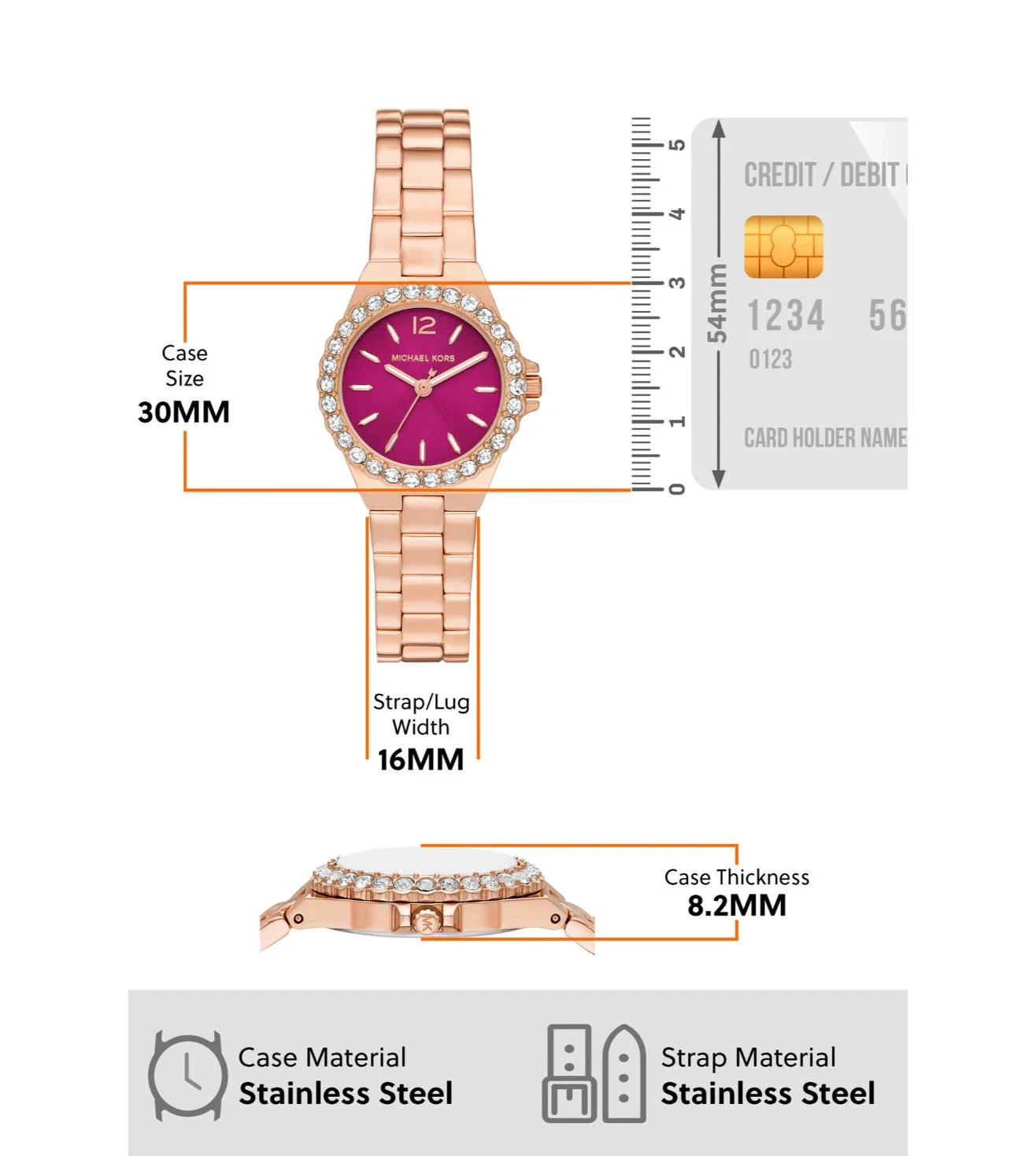 MK7396 | MICHAEL KORS Lennox Analog Watch for Women - Image 5