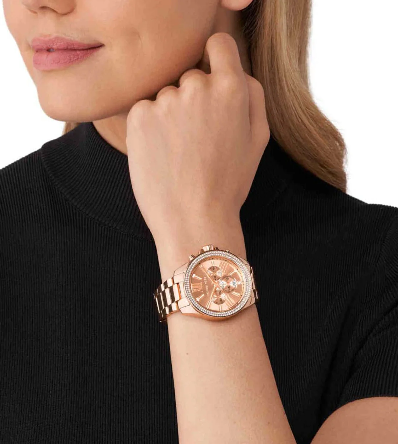 MK7430 | MICHAEL KORS Wren Chronograph Watch for Women - Image 3