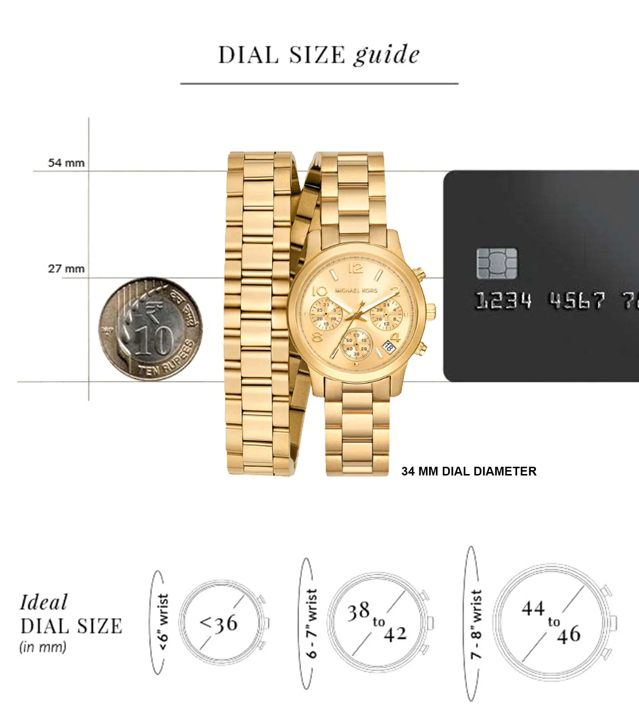 MK7452 | MICHAEL KORS Runway Analog Watch for Women - Image 5