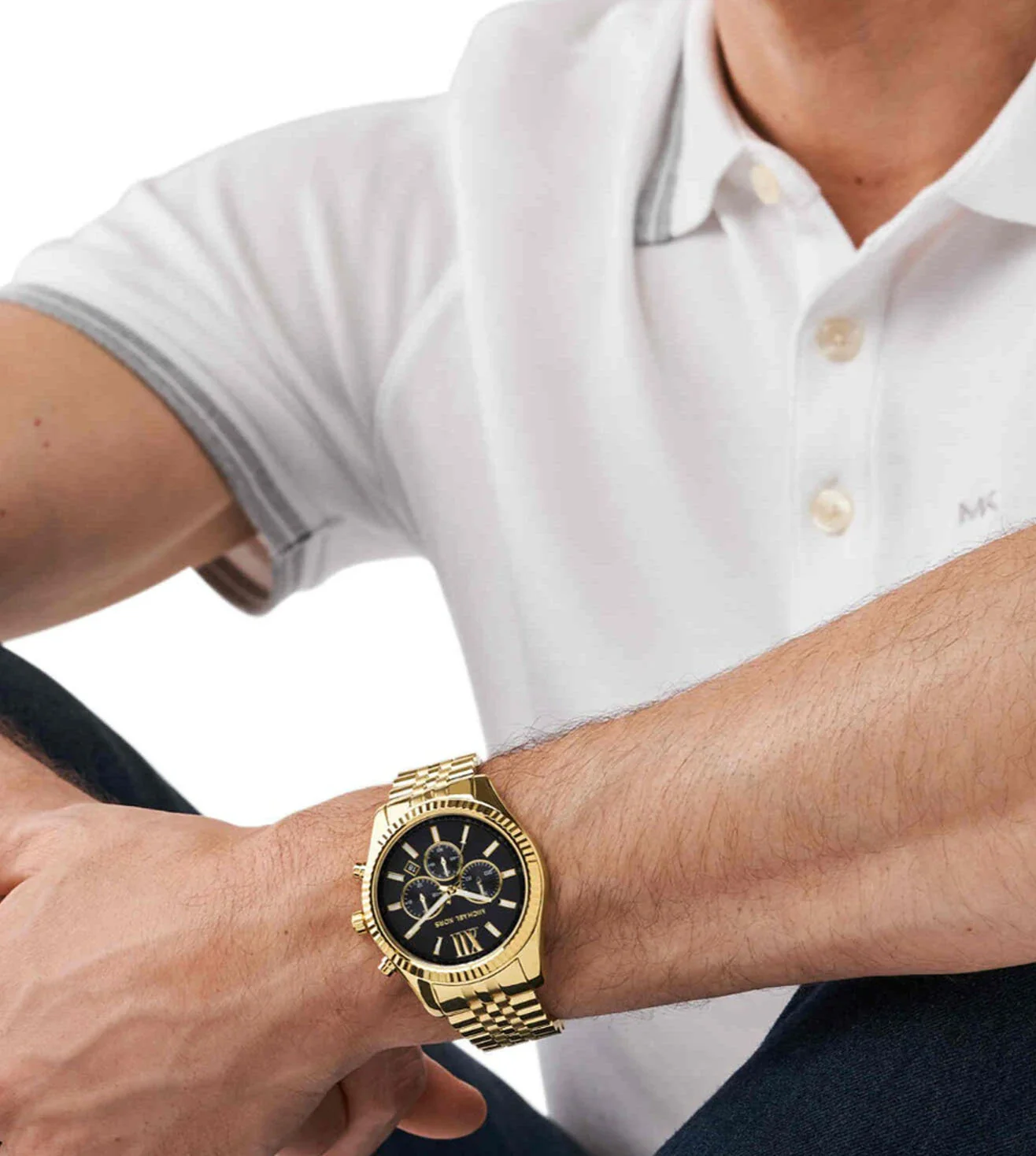 MK8286 | MICHAEL KORS Lexington Chronograph Watch for Men - Image 3