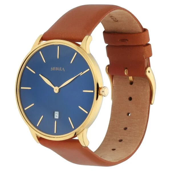 NT5064DL02 Titan Nebula Lustre 18 Karat Solid Gold Men's Watch - Image 3