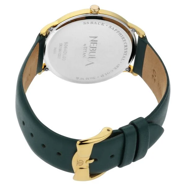 NT5064DL03 Titan Nebula Lustre 18 Karat Solid Gold Men's Watch - Image 4