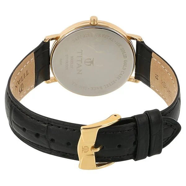 NT600DL07 Titan Nebula 18 Karat White Dial Men's Watch - Image 3