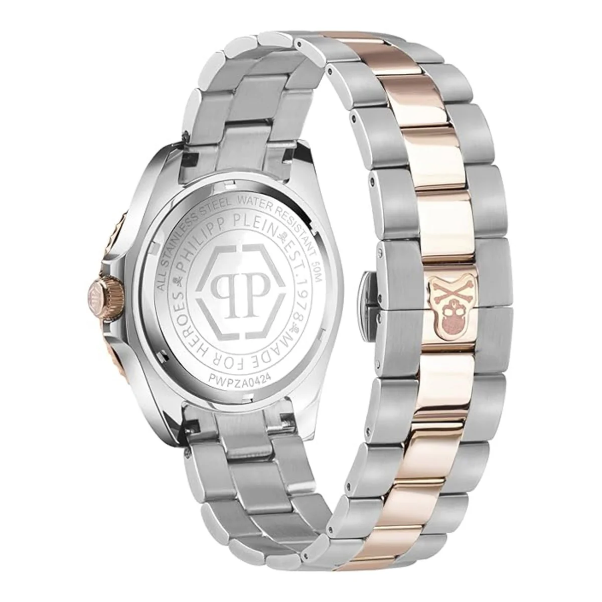 Philipp Plein GMT Black Dial Analog Stainless Steel Men's Watch PWPZA0424 - Image 3