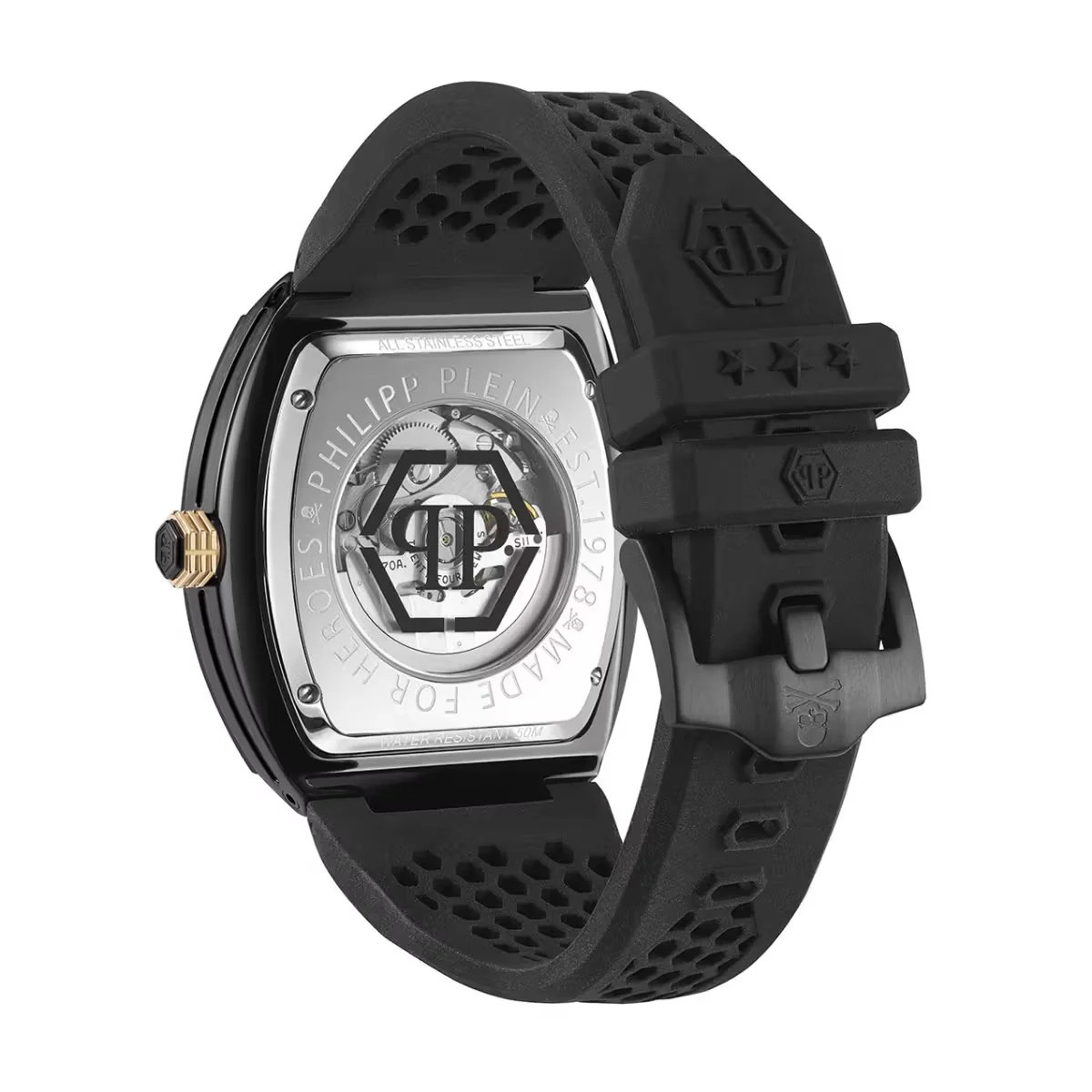 Philipp Plein The Skeleton Grey Dial Analog Automatic Men Watch PWBAA0521 - Image 2