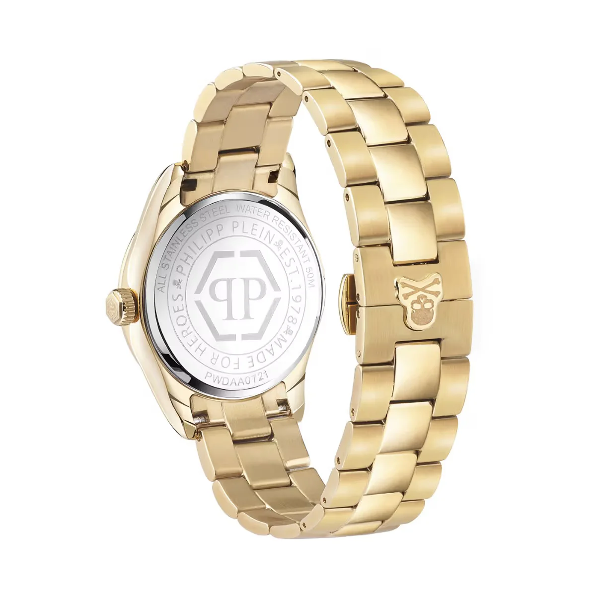 Philipp Plein Queen Gold Dial Analog Watch For Women PWDAA0721 - Image 2