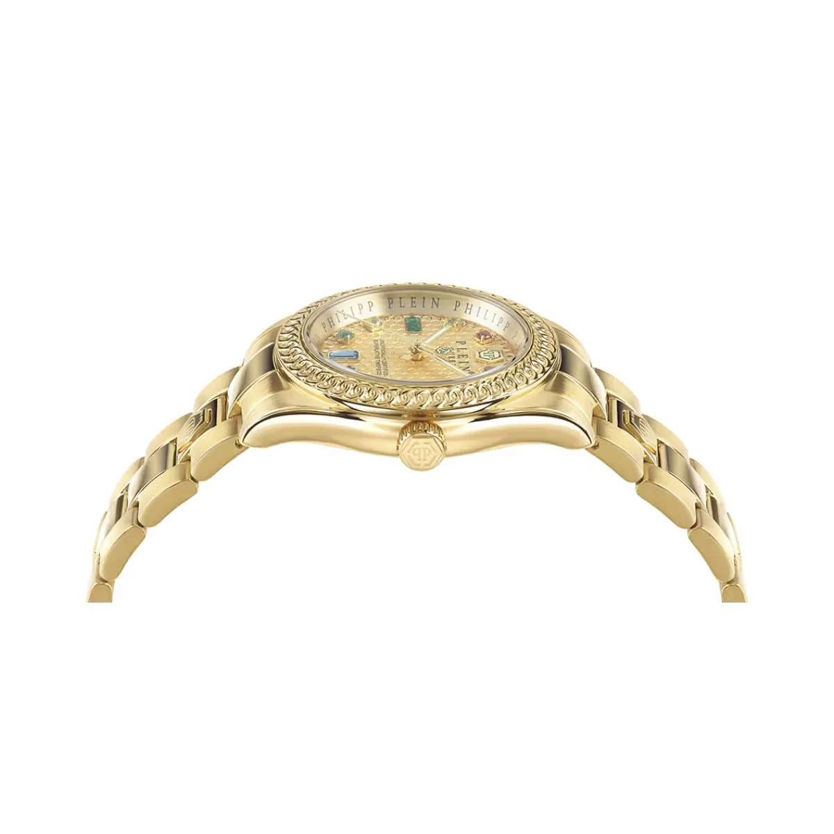 Philipp Plein Queen Gold Dial Analog Watch For Women PWDAA0721 - Image 3