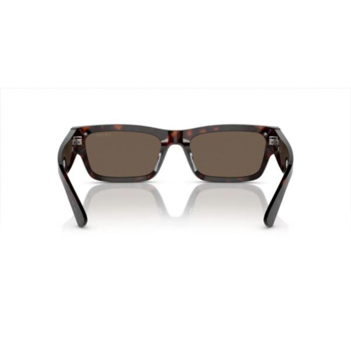 PRADA Acetate Brown Lens Rectangular Men's Sunglasses PRA03S 17N08T 56 - Image 3